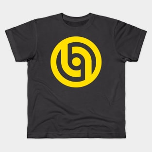 Yellow Circle Logo Kids T-Shirt